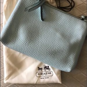 Coach crossbody baby blue